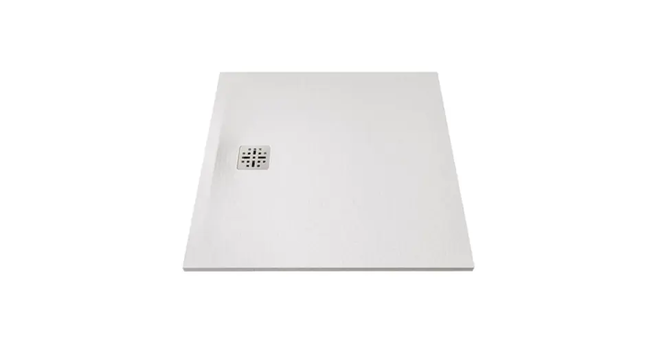 Legkelendőbb MARMY Dolomite zuhanytálca - 100×100 matt fehér (prada white)